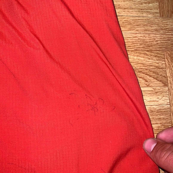 Large orange Columbia GRT short sleeve  button up - Picture 3 of 6